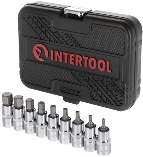 Набір біт Intertool STORM HEX 1/2 "4-17, 55 мм" S2 (ET-8405)