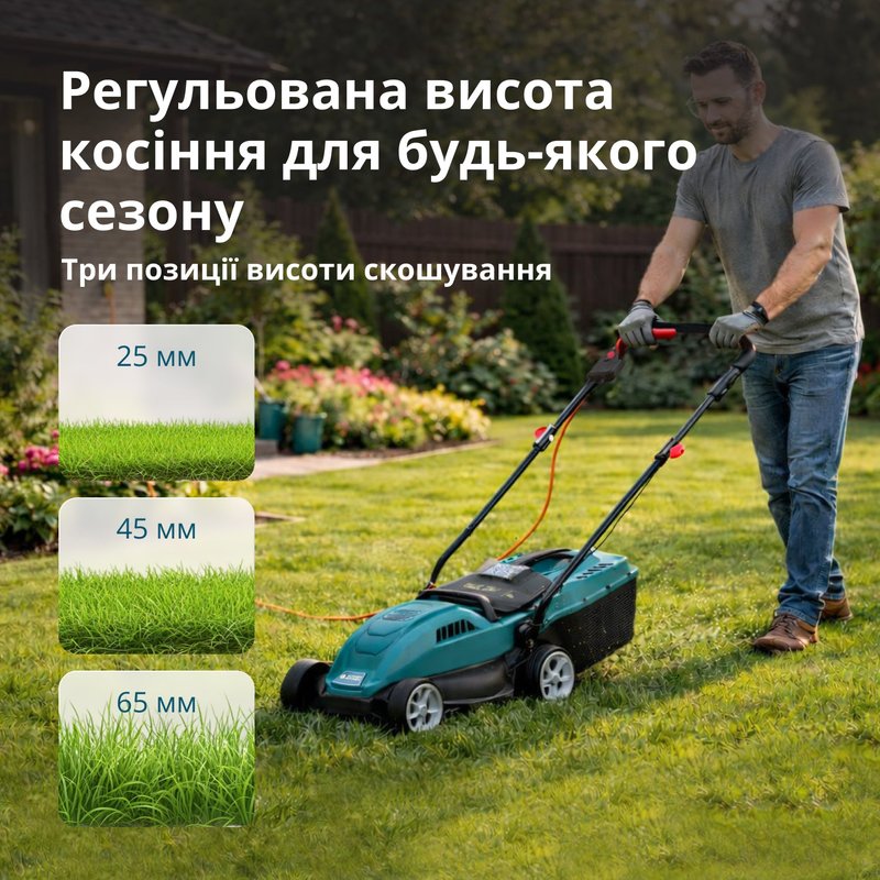 Електрична газонокосарка KS 32LM12-BL