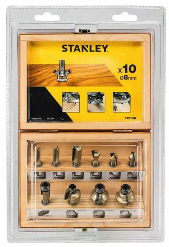 Набір фрез Stanley (STA80020)