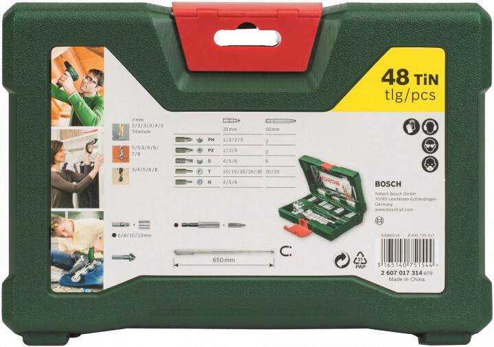 Набір приладдя Bosch V-Line, 48 шт. (2607017314)