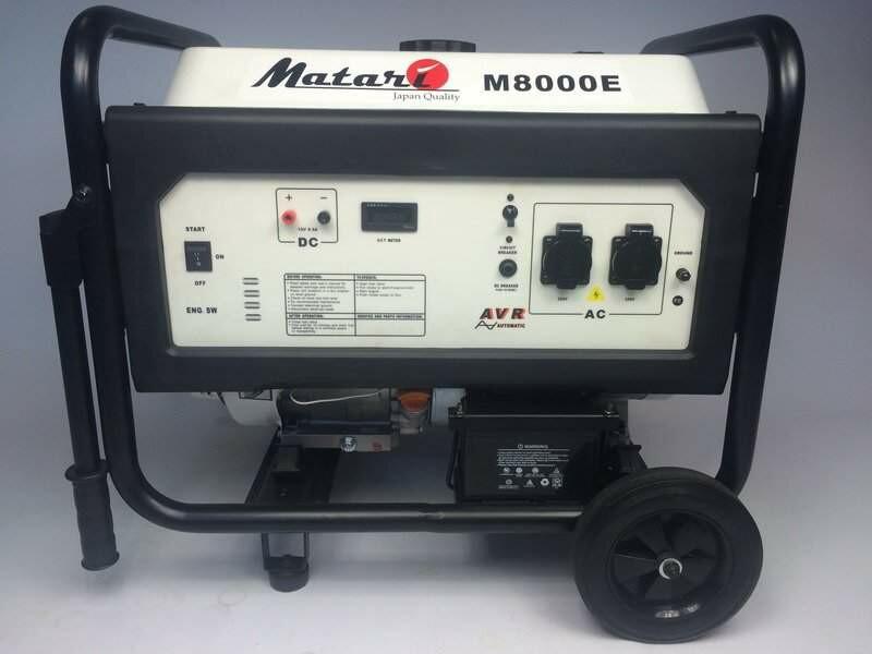 Бензиновий генератор MATARI M8000E