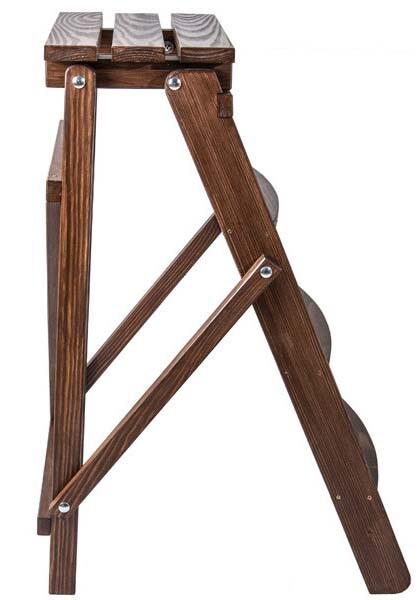 Дерев'яна драбина VIRASTAR PINE BROWN 4 ступені (WSL00105)