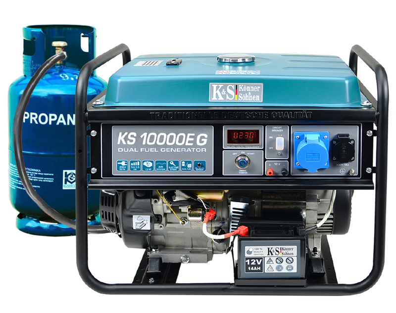 Двопаливний генератор Konner Sohnen KS 10000E G