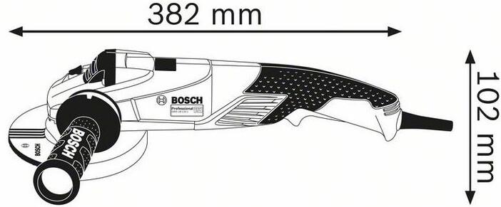 Кутова шліфмашина Bosch GWS 18-150 L (06017A5000)