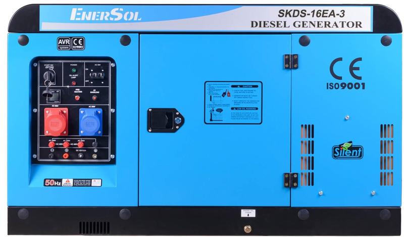 Генератор дизельний EnerSol SKDS-16E-3B