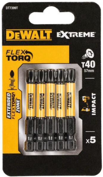 Набір біт DeWALT "IMPACT TORSION" DT7399T, 50 мм, 5 шт