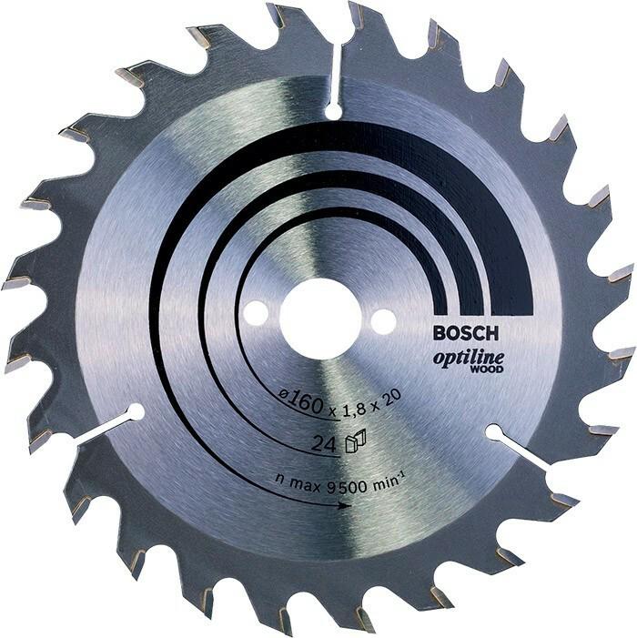 Пиляльний диск Bosch Optiline Wood 160x20-24 (2608641171)