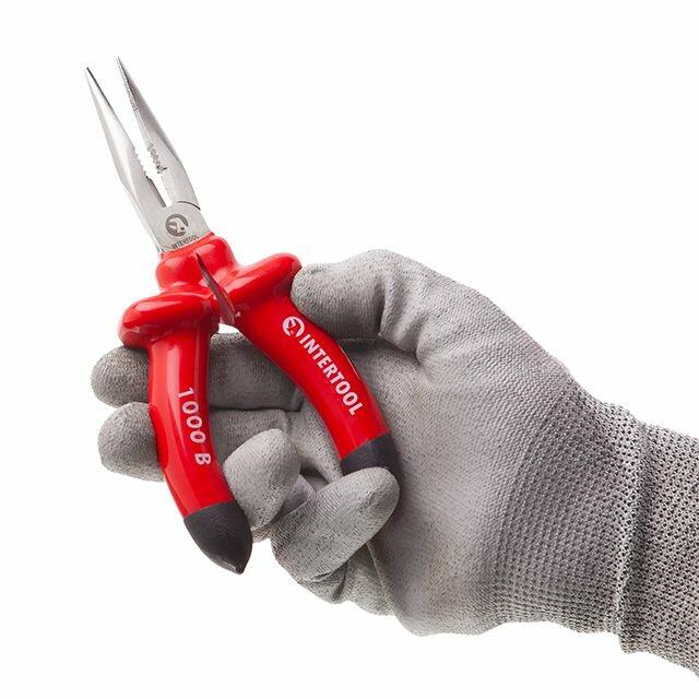 Довгогубці діелектричні Intertool 160 мм (NT-0326)