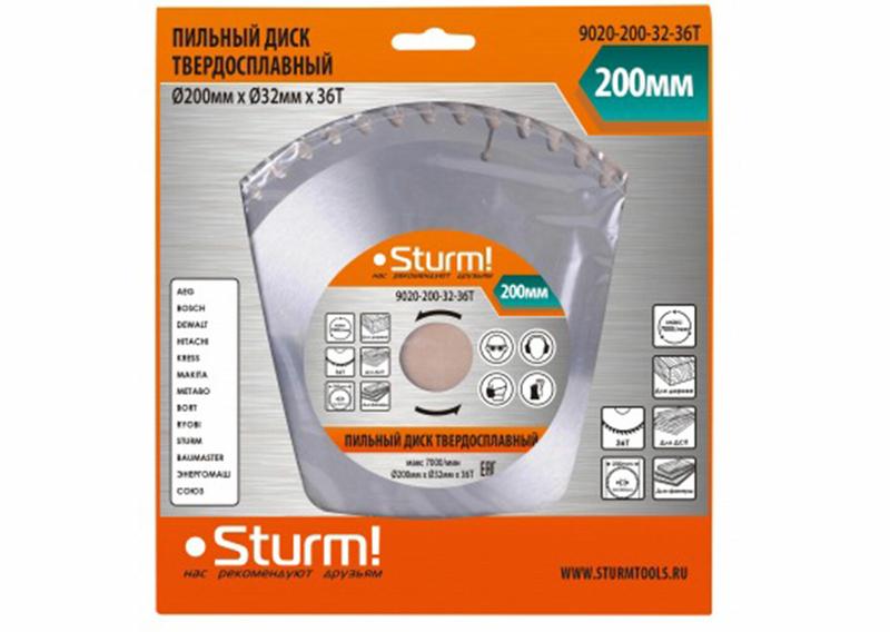 Диск пильний Sturm 9020-200-32-36T