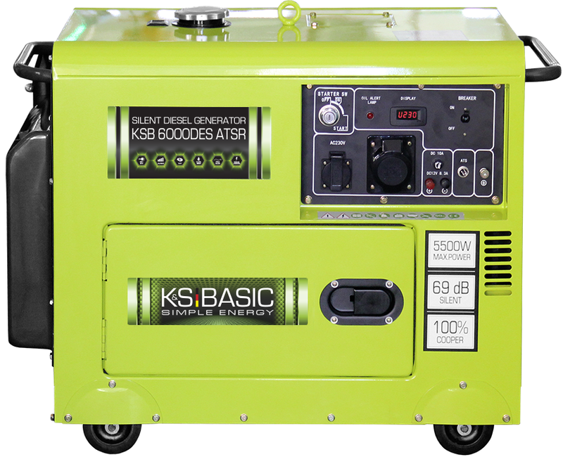 Дизельний генератор Konner Sohnen BASIC KSB 6000DES- ATSR