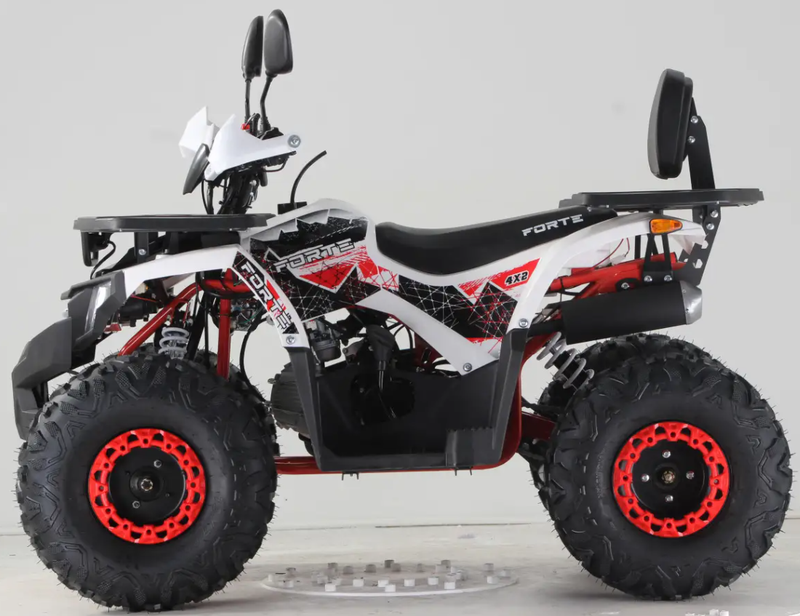 Квадроцикл Forte ATV125F (біло-червоний) (124596)
