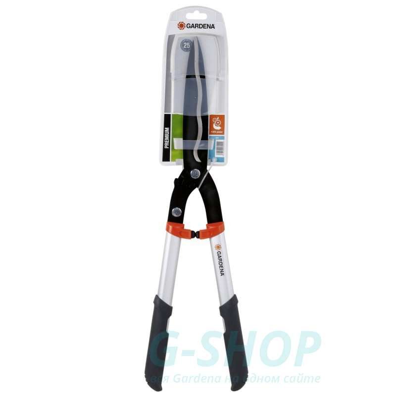 Ножиці для живоплоту Gardena Premium 650 з зубчатою передачею (00395-20)