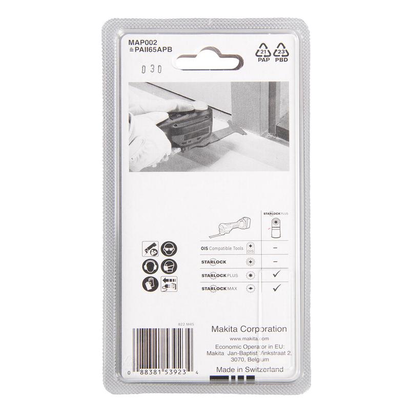 Пиляльне полотно Makita MAP002 65х50 мм Starlock Plus (B-66335)