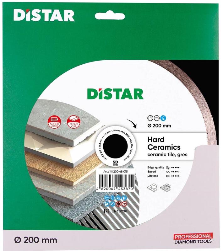 Алмазний диск Distar 1A1R 200x1,6x10x25,4 Hard ceramics (11120048015)