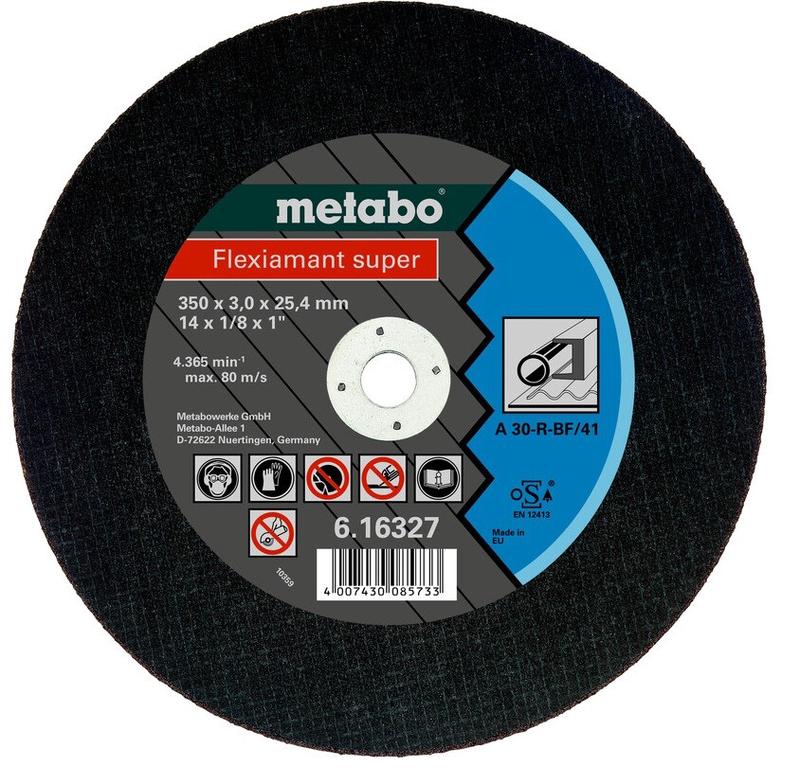 Круг відрізний Metabo Flexiamant super Premium A 36-S 350x3x25.4 мм (616339000)