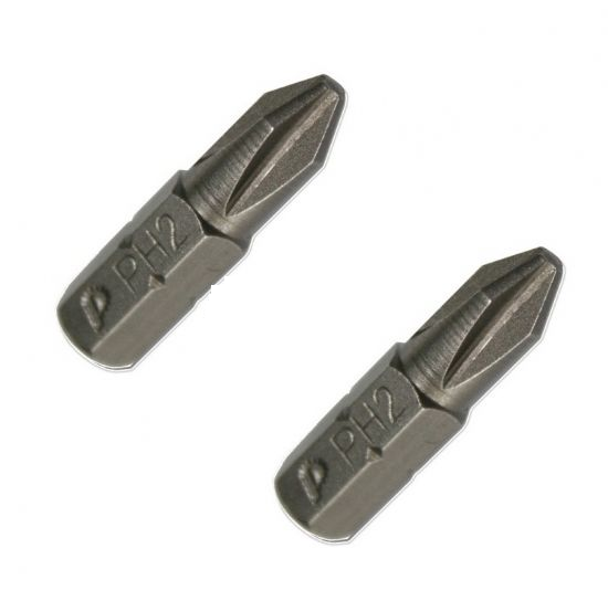 Набір біт Haisser PH2x25 мм (2шт) (118512)