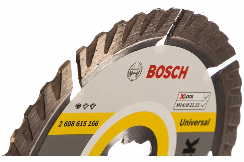 Алмазний диск Bosch X-LOCK Standard for Universal 125x22.23x1.6x10 мм (2608615166)