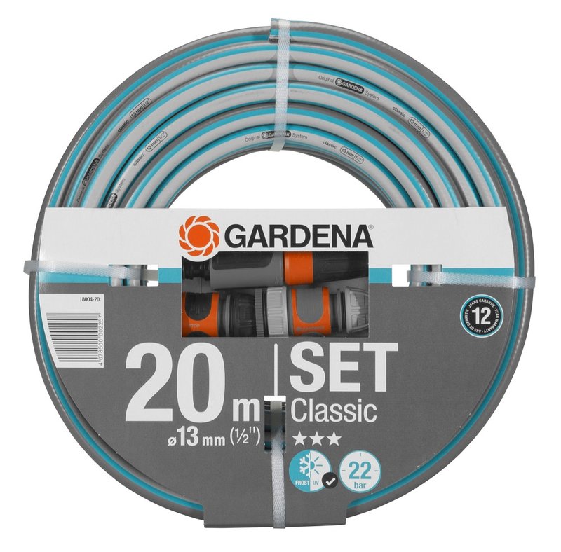 Шланг з комплектом для поливу Gardena Classic 13 мм (1/2 "), 20 м Set (18004-20)