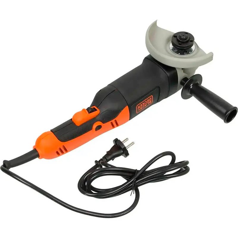 Шліфмашина кутова - болгарка мережева BLACK+DECKER KG1202
