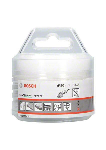 Алмазна коронка Bosch Dry Speed ​​X-LOCK 80 мм Bosch