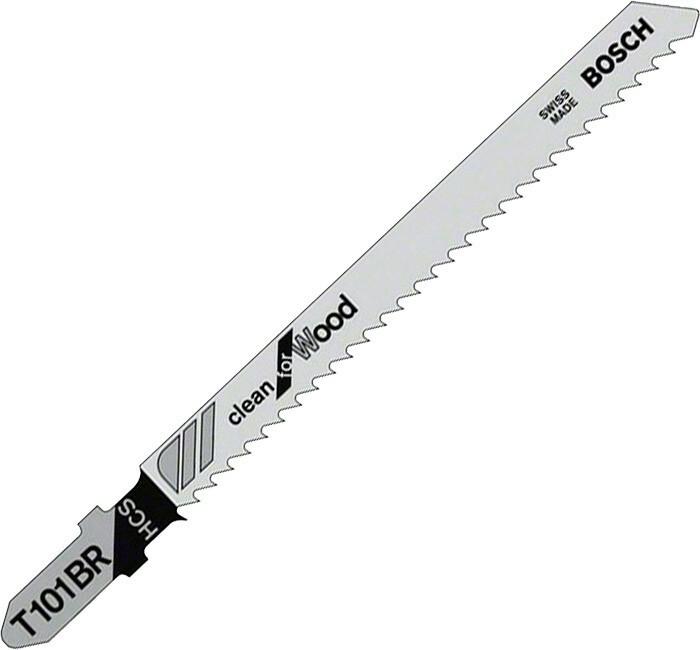 Пилки для лобзика Bosch T 101 BR Clean for Wood HCS (2608633623) 25 шт
