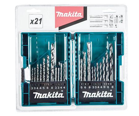Набір свердел Makita 21 шт. (B-44884)