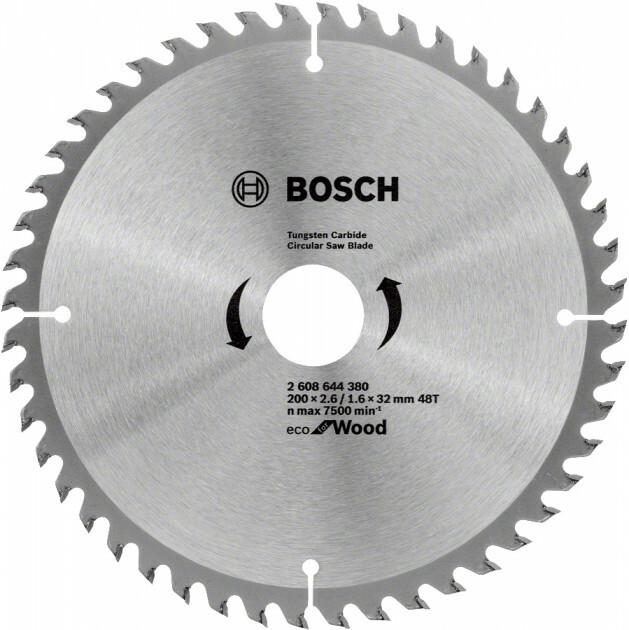 Пильний диск Bosch ECO WO 200x32 48 зуб. (2608644380)