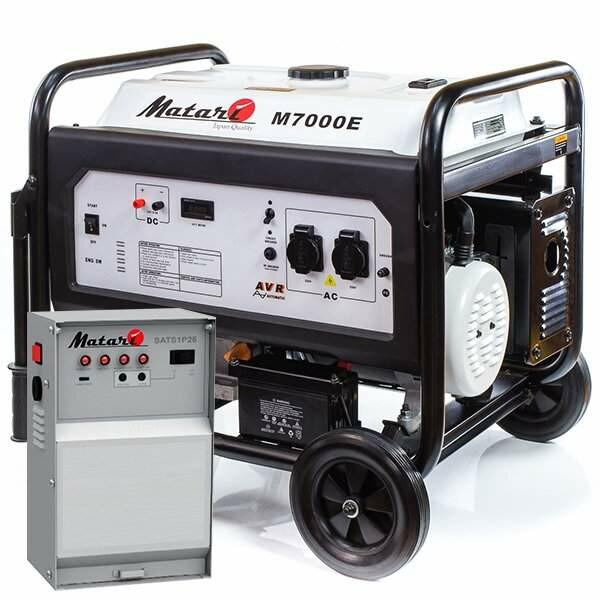 Бензиновий генератор Matari M7000E-ATS