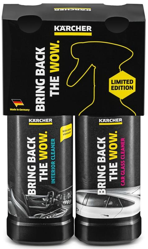 Комплект Karcher засіб для чищення автомобільного скла RM 650 + засіб для чищення салону RM 651 (6.296-168.0)