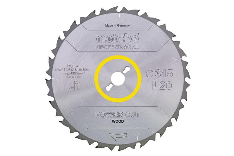 Пильний диск Metabo 315x30, HW/CT 24 зуб (628016000)