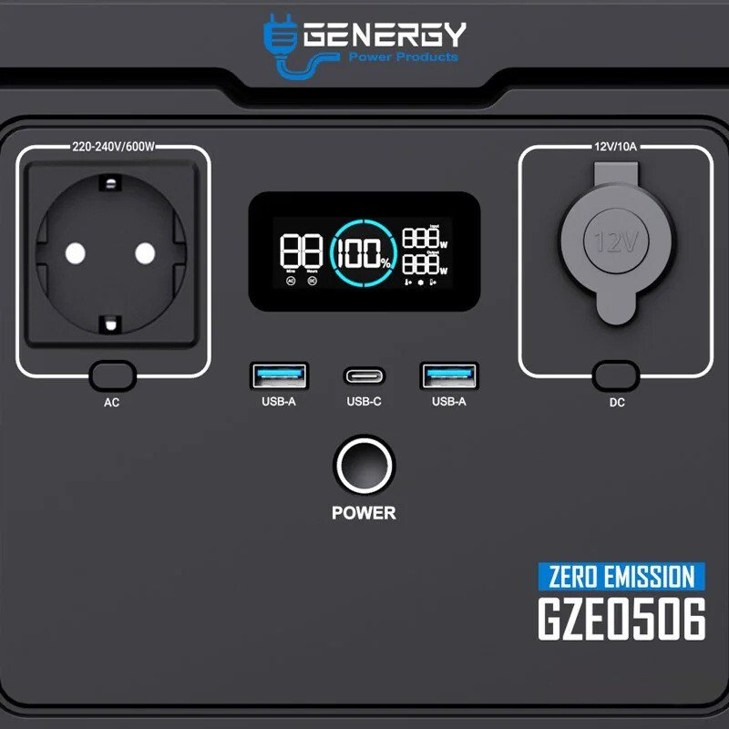 Зарядна станція GENERGY ZERO GZE-0506 (512 Вт·год / 600 Вт)