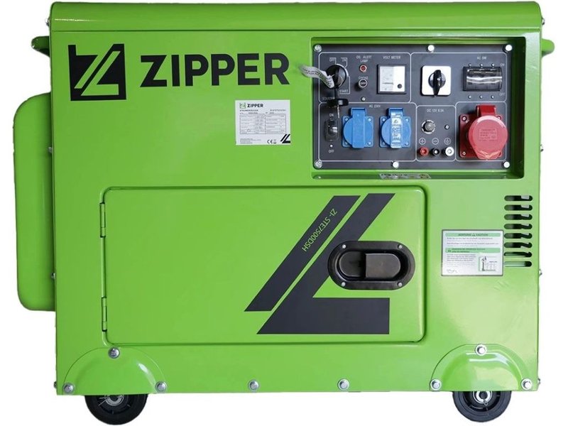 Дизельний генератор Zipper ZI-STE7500DSH + металева каністра 20 л