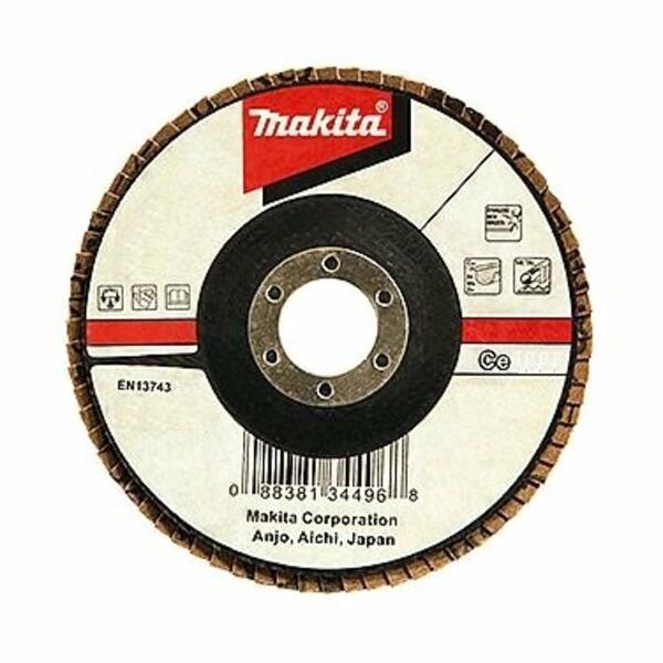 Пелюстковий шліфувальний диск Makita 100х16 Ce120 кутовий (D-28282)