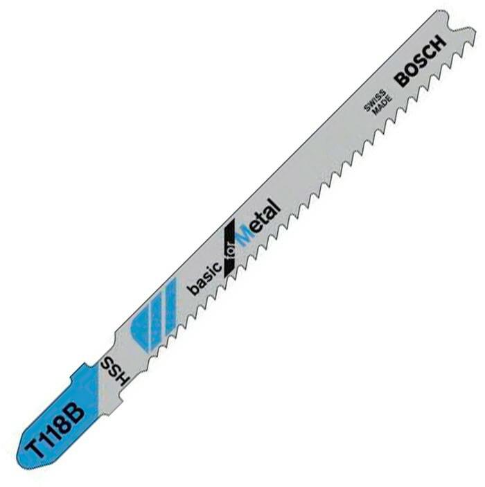 Пилки для лобзика Bosch T 118 В Basic for Metal HSS (2608631965) 100 шт