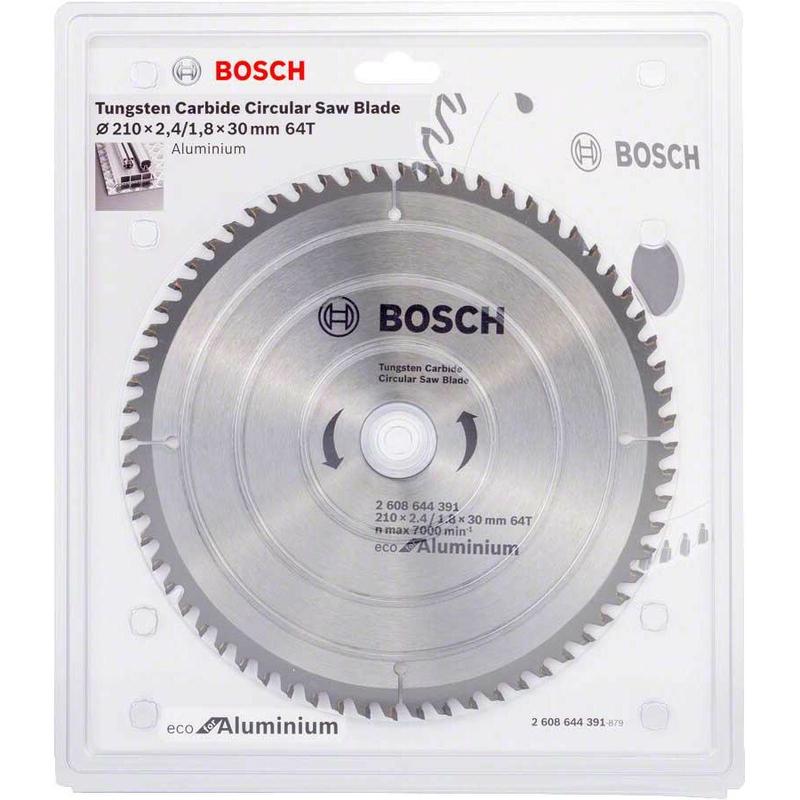 Пильний диск Bosch ECO ALU / Multi 210x30 64 зуб. (2608644391)