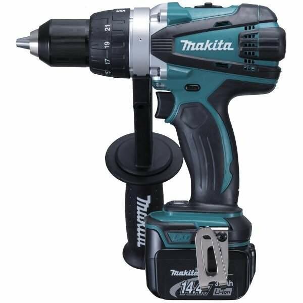 Акумуляторний ударний дриль-шурупокрут Makita BHP448RFE