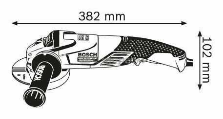 Кутова шліфмашина Bosch GWS 15-125 CITH (0601830427)