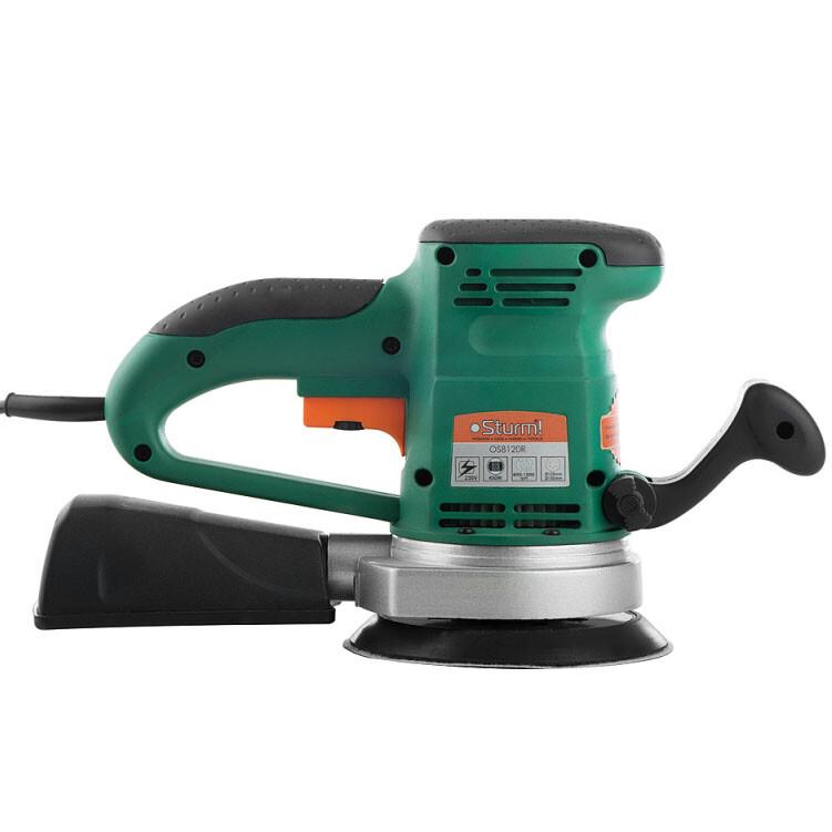 Шліфмашина ексцентрикова Sturm OS8120R 125/150 мм, 450 Вт