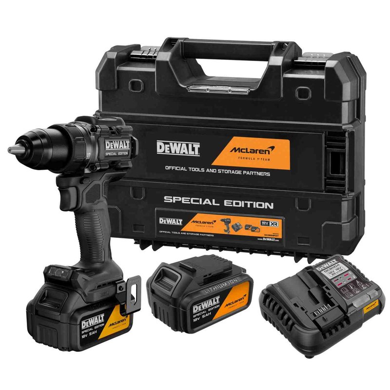 Дриль-шурупокрут McLaren F1 TEAM SPECIAL EDITION DeWALT DCD81MP2T