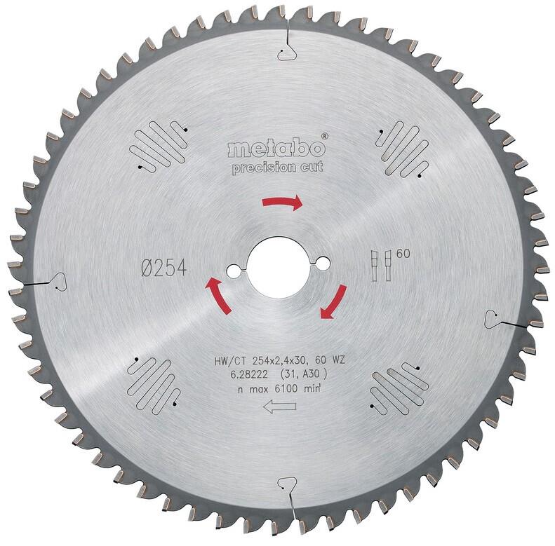 Пильний диск Metabo 300X2,8/1,8X30 Z = 72WZ KNL PK300 (628053000)