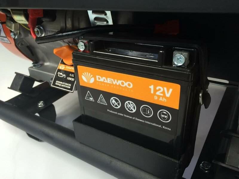 Бензиновий генератор Daewoo GDA6800E