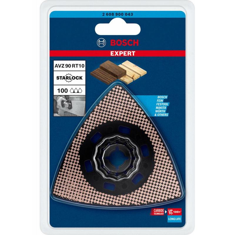 Шліфувальне полотно Bosch Expert Starlock Carbide Multimaterial AVZ90RT10, 90 мм (2608900043)