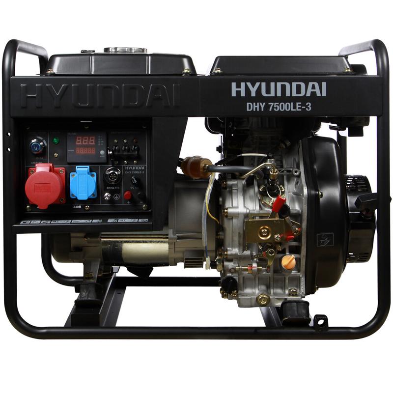 Дизельний генератор Hyundai DHY 7500LE-3