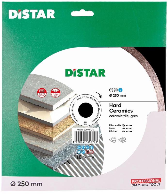 Алмазний диск Distar 1A1R 250x1,6x10x25,4 Hard ceramics (11120048019)