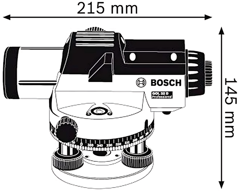Оптичний нівелір Bosch GOL 32 D (0601068500)