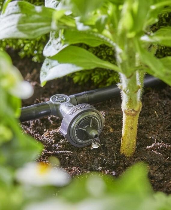 Комплект поливу Gardena Micro-Drip-System Raised Bed Set для високих грядок на 35 рослин (13455-20.000.00)