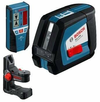 Лінійні лазери (будівник площин) Bosch GLL 2-50 + BM1 + LR2 в L-Boxx (0601063109)
