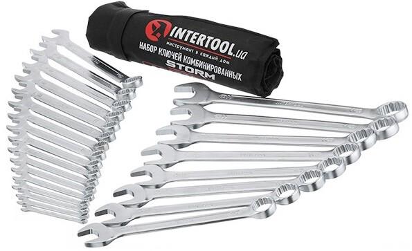 Набір ключів комбінованих Intertool STORM 6х28х30х32 мм DIN3113 (XT-1000)
