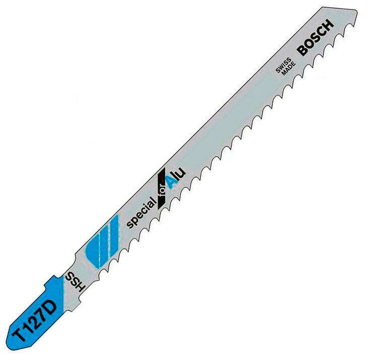 Пилки для лобзика Bosch T 127 D Special for Alu HSS (2608631966) 100 шт