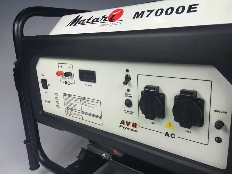 Бензиновий генератор MATARI M7000E